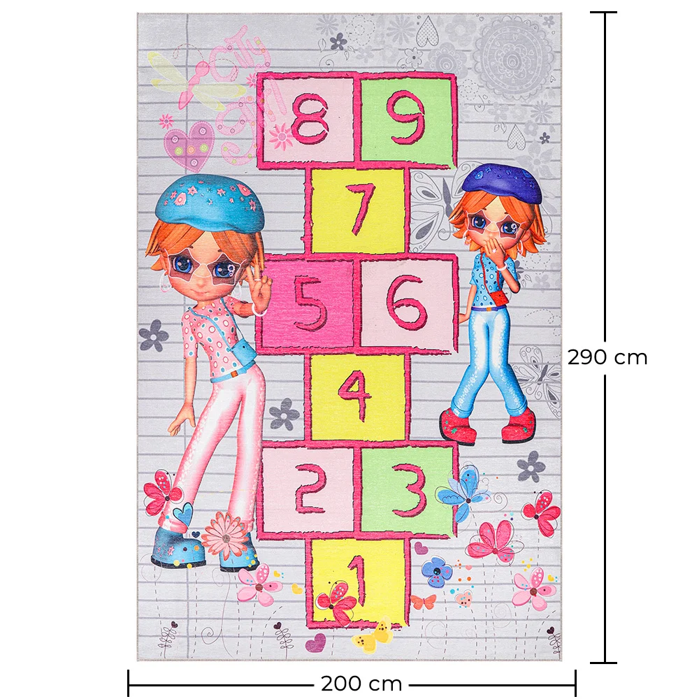 Tapete Infantil - (290x200 cm) - Amarelinha image 10