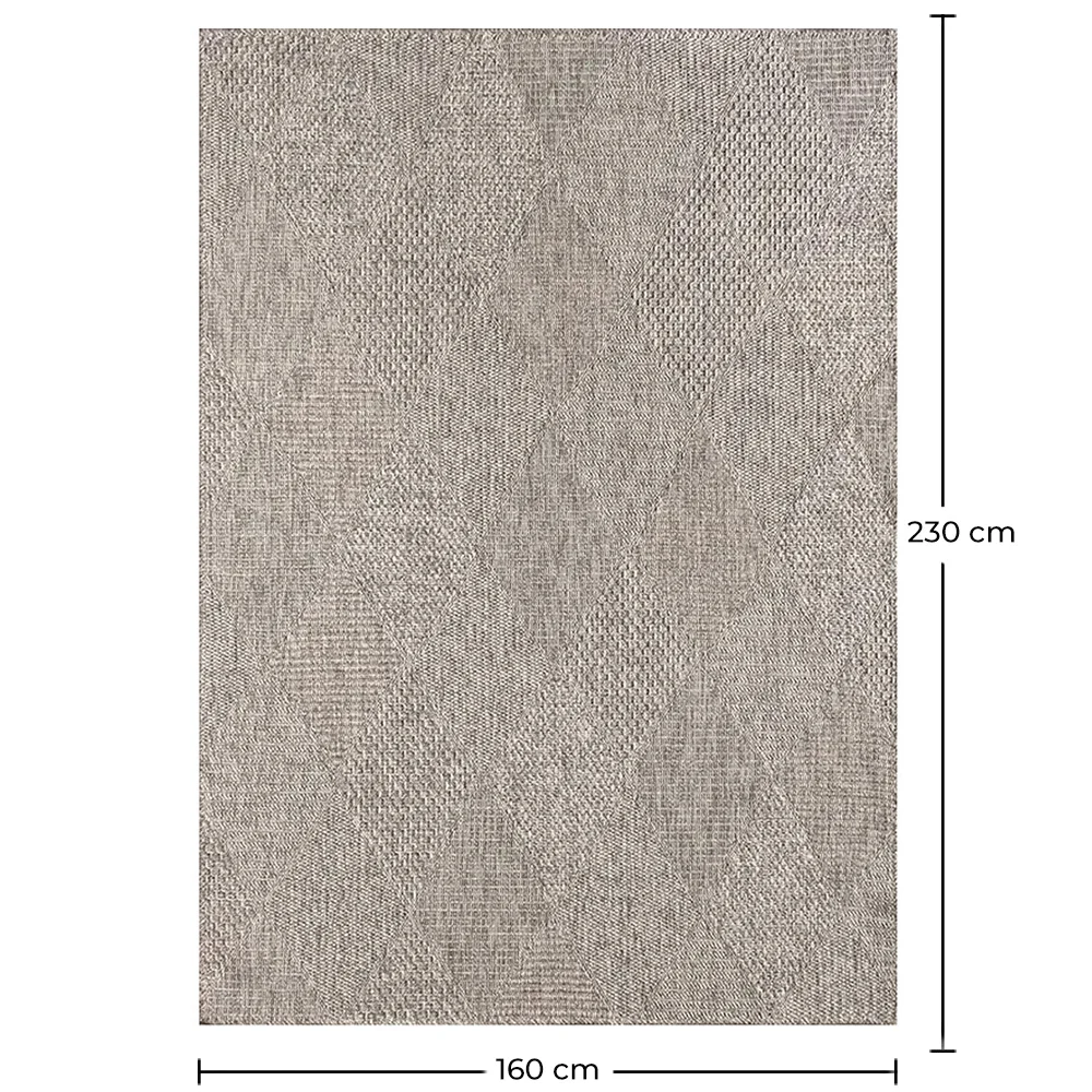 Grande tapete de design contemporâneo e moderno - Bege (160x230 cm) - Ina image 10