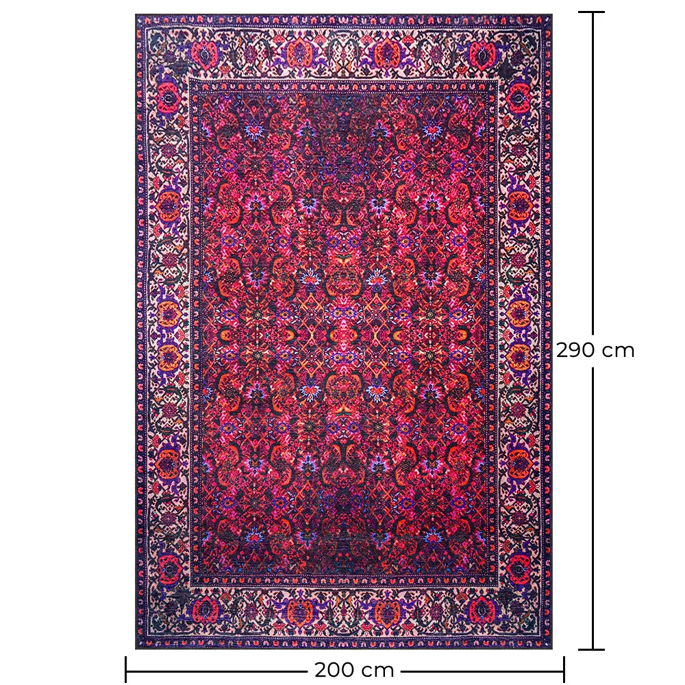 Vintage Tapete Oriental - (290x200 cm) - Viridian image 10