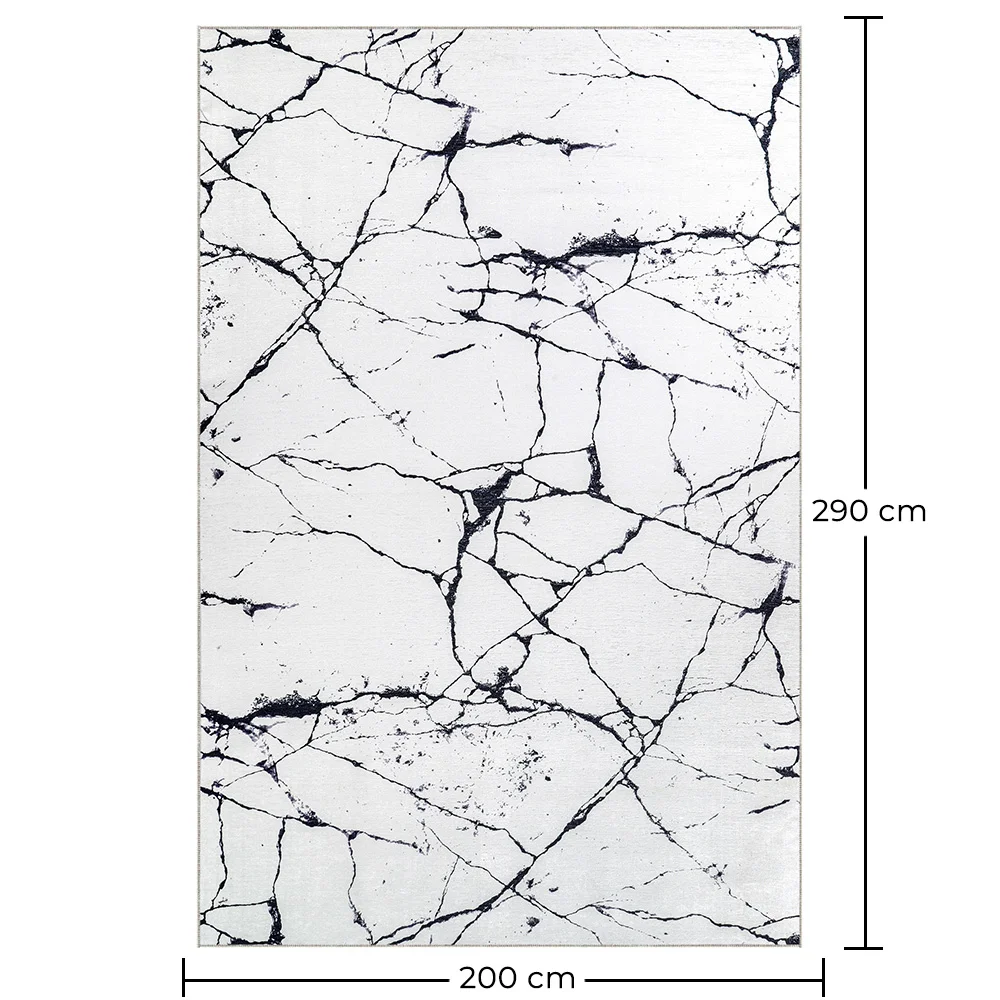 Tapete Grande de Design Moderno com Efeito Mármore - (290x200 cm) - Calico image 10