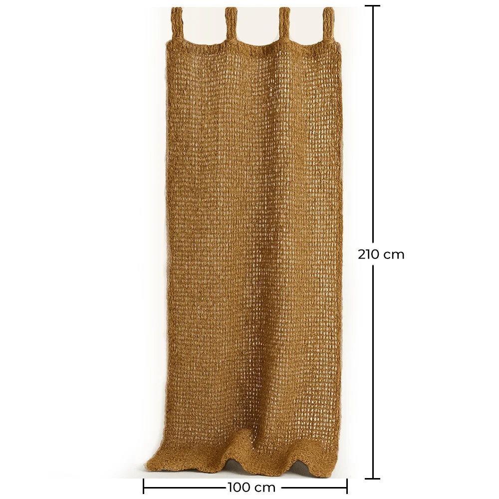 Cortina de Sombra Toldos Fibra de Coco 2.1x1M – Vela de Sombra 100% Natural image 10