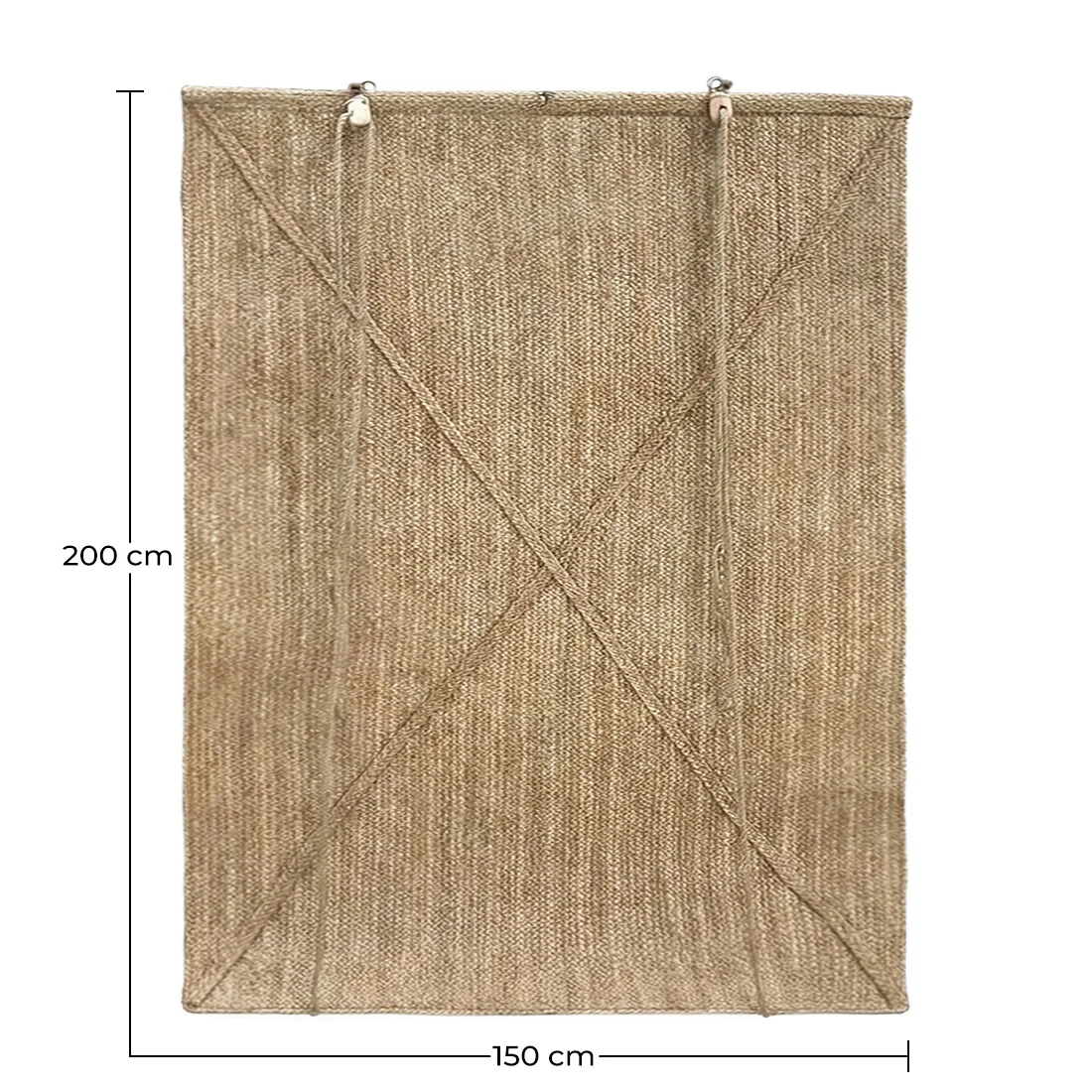 Persiana Enrolável para Exterior 200x150 cm – Cortina de Seagrass – Proteção Solar & Privacidade image 10