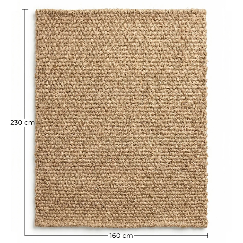 Tapete Fibra de Coir Natural 230x160 cm – Uso Interno & Externo – Mahou image 10