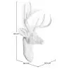 Decoração de Parede - Cabeça de Veado Branco - Uka image 7