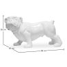 Escultura decorativa de design cão Bulldog - Resina image 7