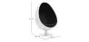 Poltrona de Design em Forma de Ovo - Estofada em Tecido - Eny image 7