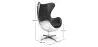  Poltrona de Design com Braços - Design em forma de Ovo - Couro e Metal - Cocoon



 image 7