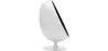 Poltrona de design em forma de ovo - Estofamento em couro sintético - Eny image 7