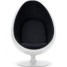 Poltrona de design em forma de ovo - Estofamento em couro sintético - Eny image 7