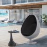 Poltrona de design em forma de ovo - Estofamento em couro sintético - Eny image 7