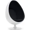 Poltrona de design em forma de ovo - Estofamento em couro sintético - Eny image 7