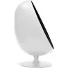 Poltrona de design em forma de ovo - Estofamento em couro sintético - Eny image 7