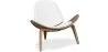 Poltrona de design - Poltrona Escandinava - Estofada em couro - Lucy image 7