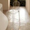 Banco Bar com Encosto - Design Transparente - 65cm - Victoria Queen image 7