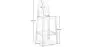 Banco Bar com Encosto - Design Transparente - 65cm - Victoria Queen image 7