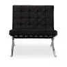 Poltrona de Design com Descanso de Pés - Estofado em Couro Sintético - Town image 7