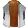 Cadeira de design com braços - Estofada em couro - Lounge image 7