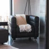 Poltrona Estofada em Couro Vegano Acolchoada - Nubus image 7