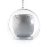 Poltrona suspensa de design - Estofamento em couro sintético - Popi image 7