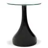 Mesa lateral redonda de designer - Vidro - Lawa Bistro image 7
