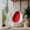 Poltrona de Design em forma de Ovo Suspensa - Estofada em Tecido - Eny image 7