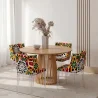 Cadeira de Jantar - Pernas Transparentes - Design com Padrões - Estilo Miss image 7