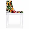Cadeira de Jantar - Pernas Transparentes - Design com Padrões - Estilo Miss image 7