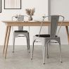 Cadeira de jantar em aço - Design industrial - Nova edição - Stylix image 7