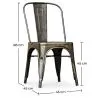 Cadeira de jantar em aço - Design industrial - Nova edição - Stylix image 7