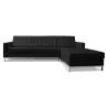 Chaise Longue de Design - Estofado em Couro - Direita - Sama image 7