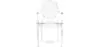 Cadeira de jantar transparente - Design com apoio de braços - Louis XIV image 7