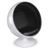 Poltrona de Design Esférica - Estofada em Couro Sintético - Batton image 7