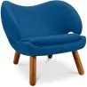 Poltrona Estofada em Tecido - Design Escandinavo - Pelitano image 7