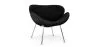 Poltrona de Design com Descanso de Pés - Estofado em Couro - Chunk image 7