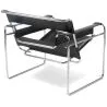 Cadeira Lounge - Couro e Metal - Ivan image 7