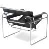 Cadeira Lounge - Couro e Metal - Ivan image 7