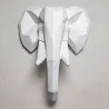 Cabeça de elefante origami Resina image 7