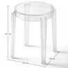 Banco Baixo Transparente - 47cm - Arthur image 7