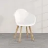 Cadeira de jantar com braços - Estilo escandinavo - Dominic image 7