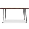 Mesa de jantar retangular - Industrial - Madeira - Tawny image 7