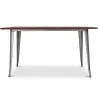 Mesa de jantar retangular - Industrial - Madeira - Tawny image 7