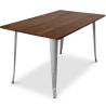 Mesa de jantar retangular - Industrial - Madeira - Tawny image 7