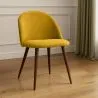 Cadeira de jantar - Estofada em tecido - Estilo escandinavo - Evelyne image 7