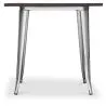 Mesa de jantar quadrada - Design industrial - Madeira e metal - Stylix  image 7