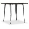 Mesa de jantar quadrada - Design industrial - Madeira e metal - Stylix  image 7