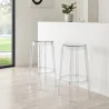 Banco de Design Transparente - 65cm - Arthur image 7