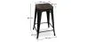 Banco Bar - Design Industrial - Madeira e Aço - 60cm -Stylix image 7