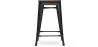Banco Bar - Design Industrial - Madeira e Aço - 60cm -Stylix image 7
