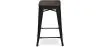 Banco Bar - Design Industrial - Madeira e Aço - 60cm -Stylix image 7