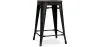 Banco Bar - Design Industrial - Madeira e Aço - 60cm -Stylix image 7